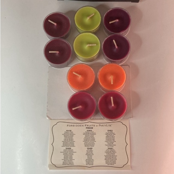 PartyLite Forbidden Fruits Tealight Sampler New in box quantity 10 P95559 - Picture 3 of 6